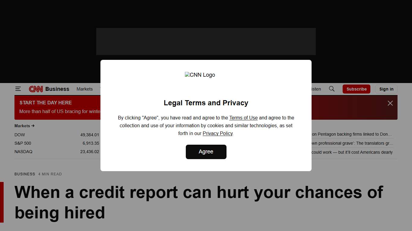 Background checks: When a credit report can hurt your chances of being hired CNN Business